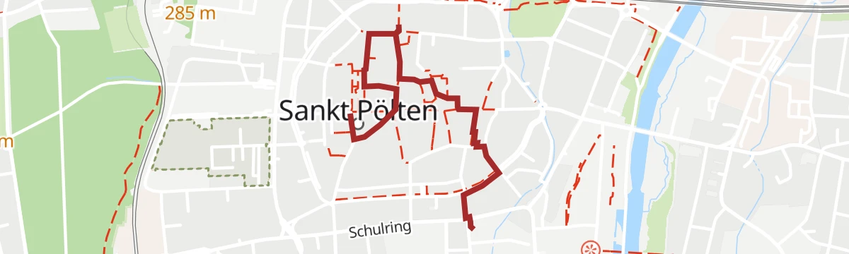 Route map: Kinder-Erlebnisweg